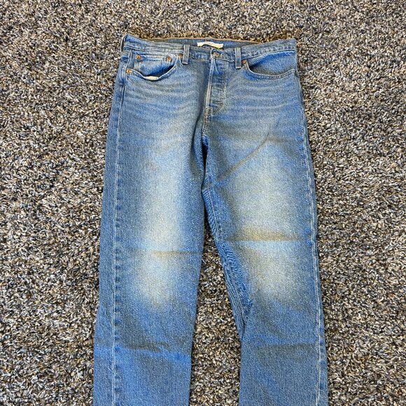 Levi's® Premium Wedgie Straight Fit Women’s Jeans – Classic Denim - Picture 1 of 4